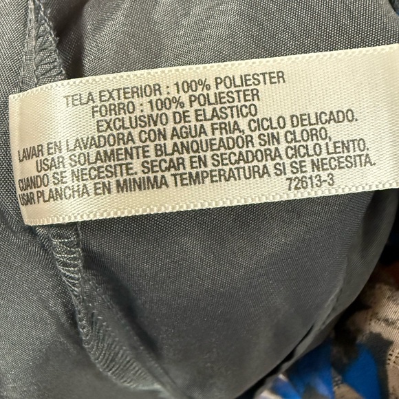 I Heart Ronson Blue and Orange High Low Sundress - Picture 7 of 9